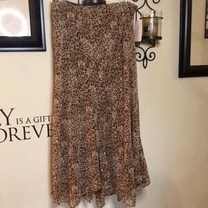 Emma James Leopard Print Skirt